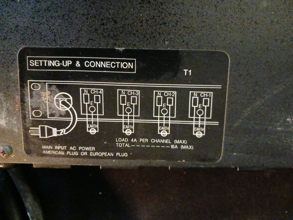 American DJ ADJ-4000 Light Control Module Rack FOR DJ LIGHT SYSTEMS