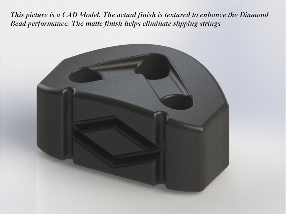 Rosette Diamond Secure Classical Guitar String Ties / New Low Profile BridgeBead