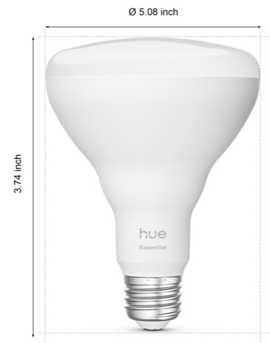 Philips Hue Essential BR30 - E26 Smart LED Bulb 2-Pack 650lm Color
