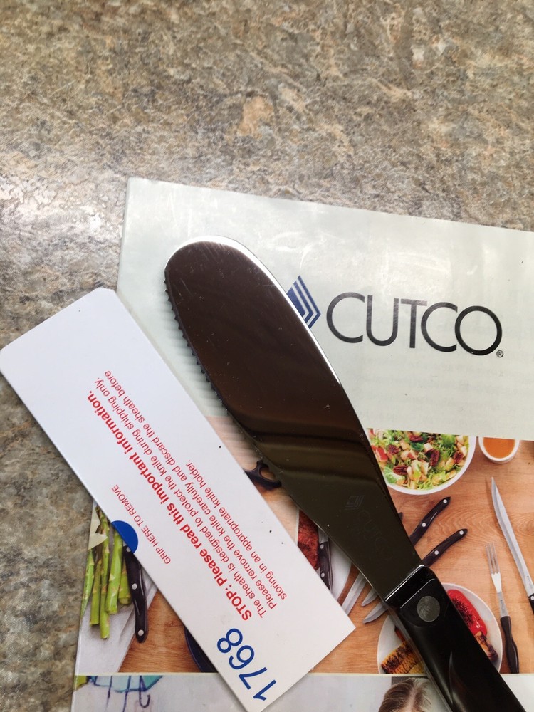 CUTCO 1768 Spatula Spreader Knife Sharp!NOS Classic/Black DD Edge