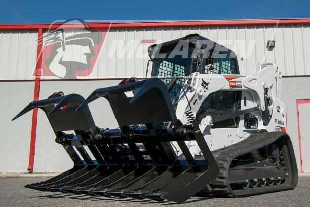 McLaren Root Grapple Bucket Heavy Duty Track Loader 66" Attachment for Case