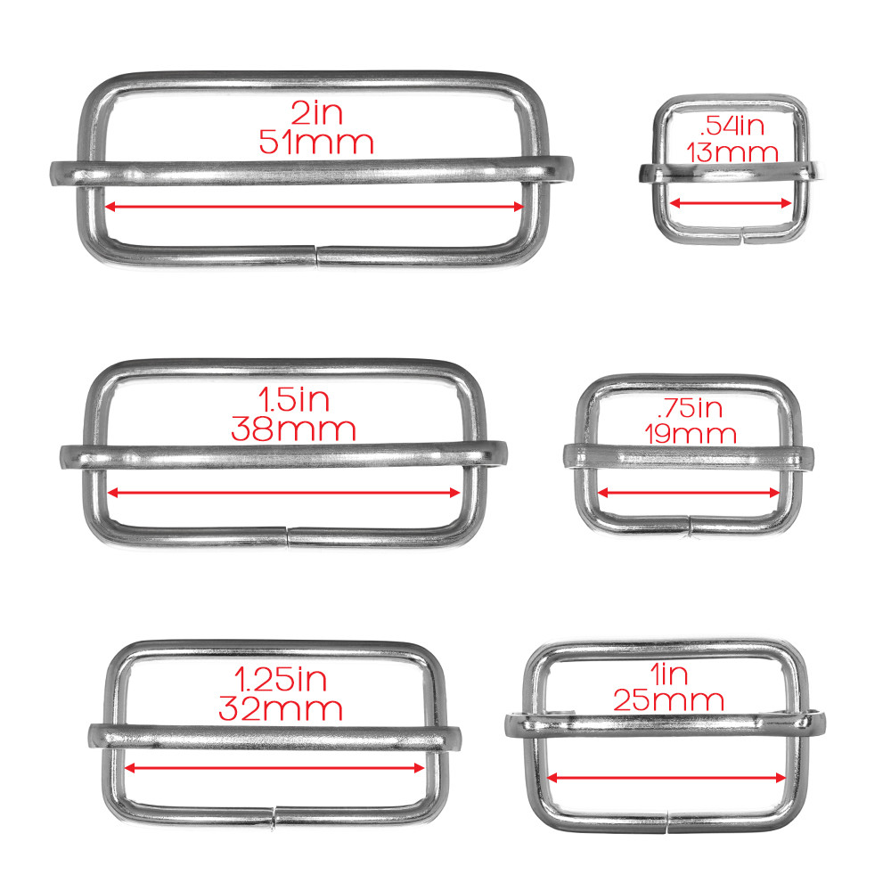 Craft County Metal Tri-Glides - Silver