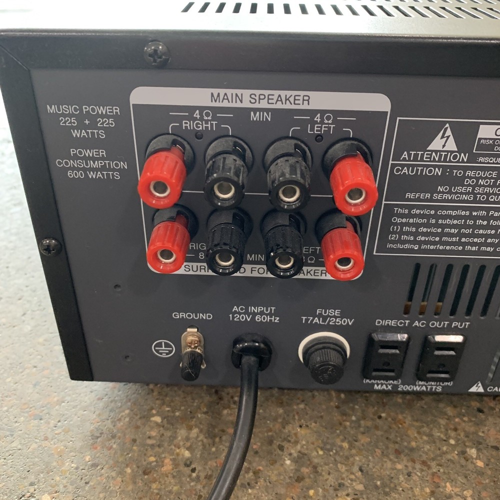 Live LQ 8900 Stereo Graphic Equalizer System RARE Turns On