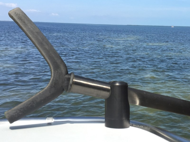 Snagless Platform Holder - White **(Push Pole Caddy Gripper Polemate)**