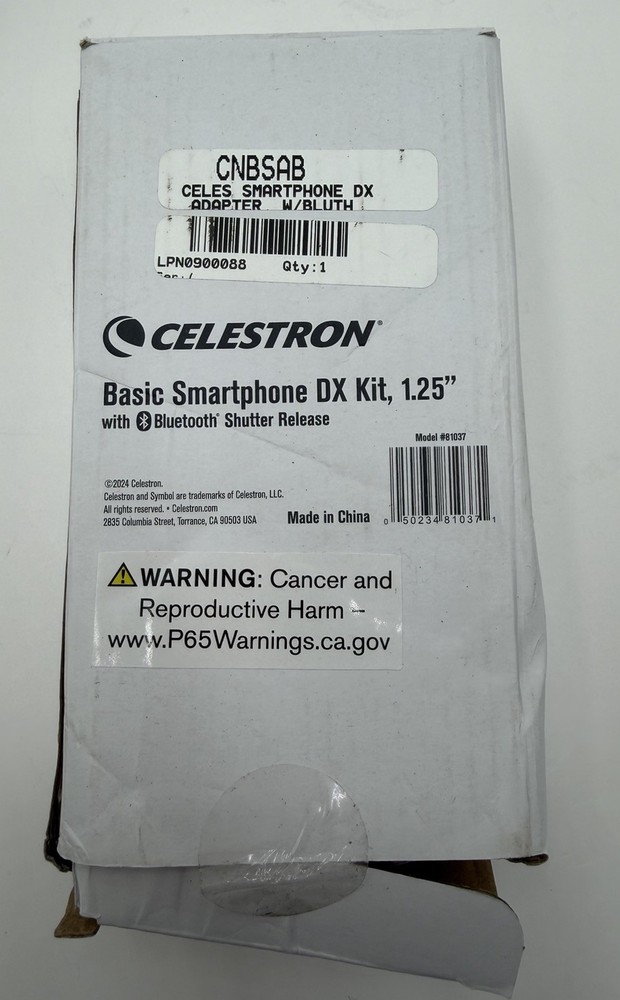 Celestron Basic Smartphone Adapter DX Kit for 1.25" Eyepieces