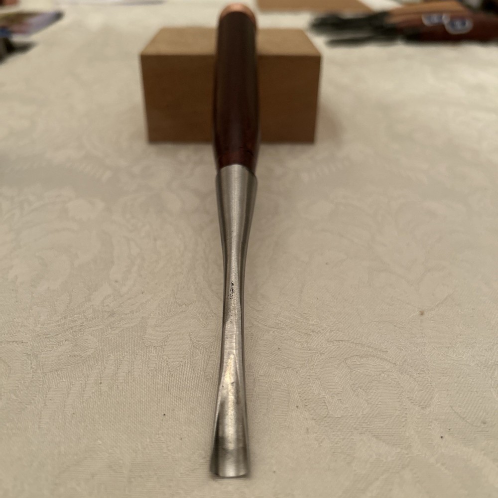 Custom Forged Long Neck Socket Gouge Chisel # 7 / 10mm New Guaranteed Sharp