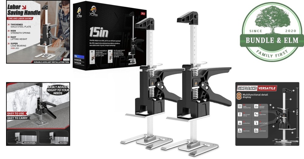 Adjustable Height Lifting Device for Construction and Home Improvement Projects