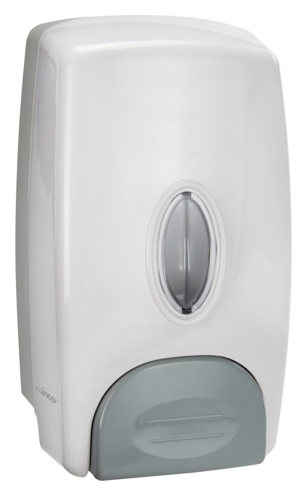 1L Soap Dispenser, Manual, White (12 Each)