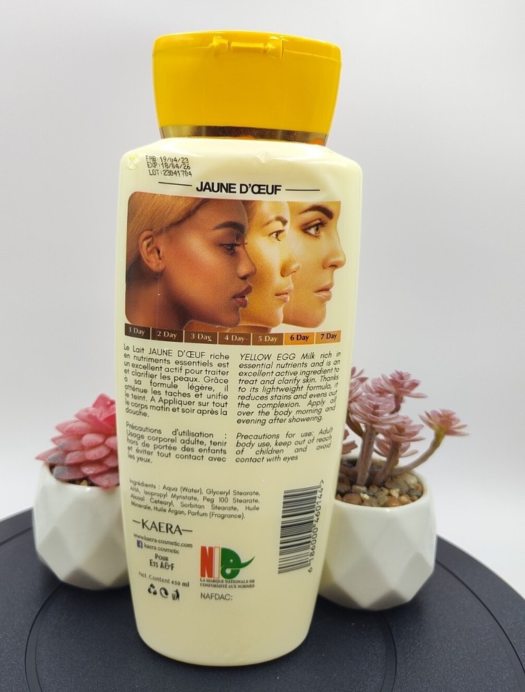 Jaune d'oeuf egg yolk  body lotion  450 ML