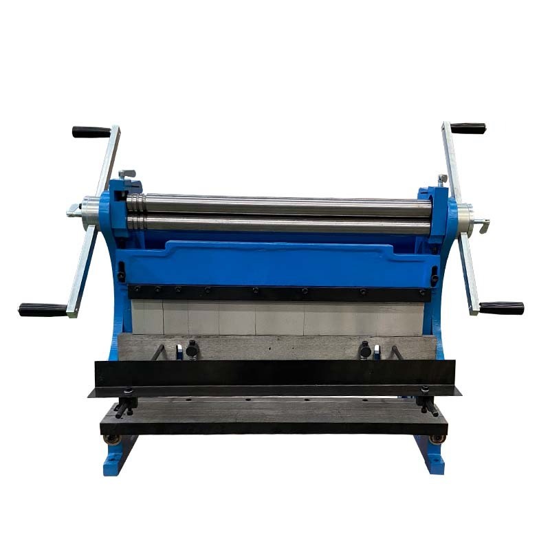 610 Three-in-one machine for cutting  bending  and rolling metal sheets