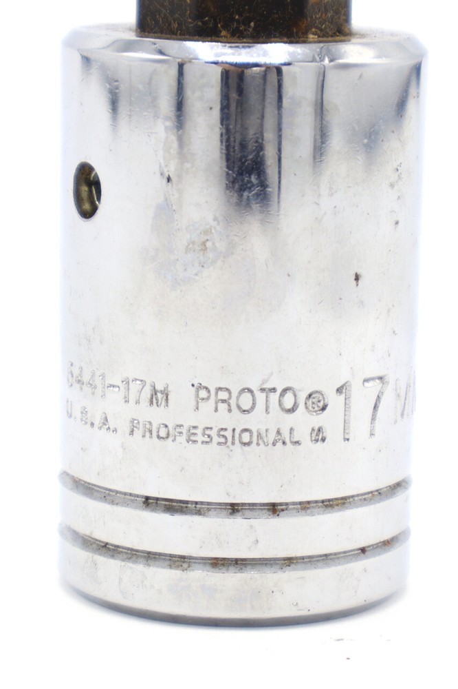 Proto 5441-17MM Tether-Ready 1/2" Drive Metric Hex Bit Socket