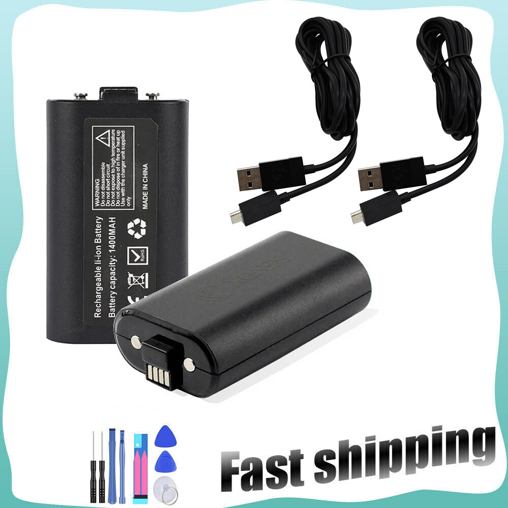 2PCS Rechargeable Battery Pack For Xbox One/Xbox Series S X Controller Charging