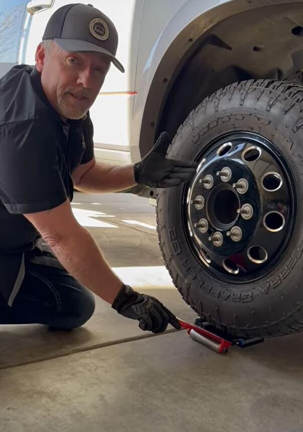 TRAC Tire Jack Tool with Roller Plate