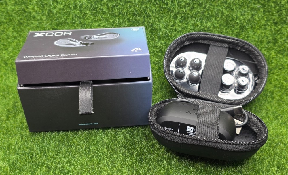 AXIL XCOR Digital Wireless Tactical Earbuds w/ Charging Case & w/ Touch Controls