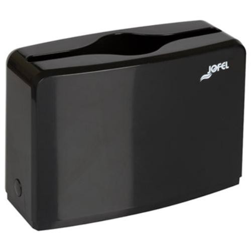 General Supply AH52010 Towel Dispenser Black 250 Multifold