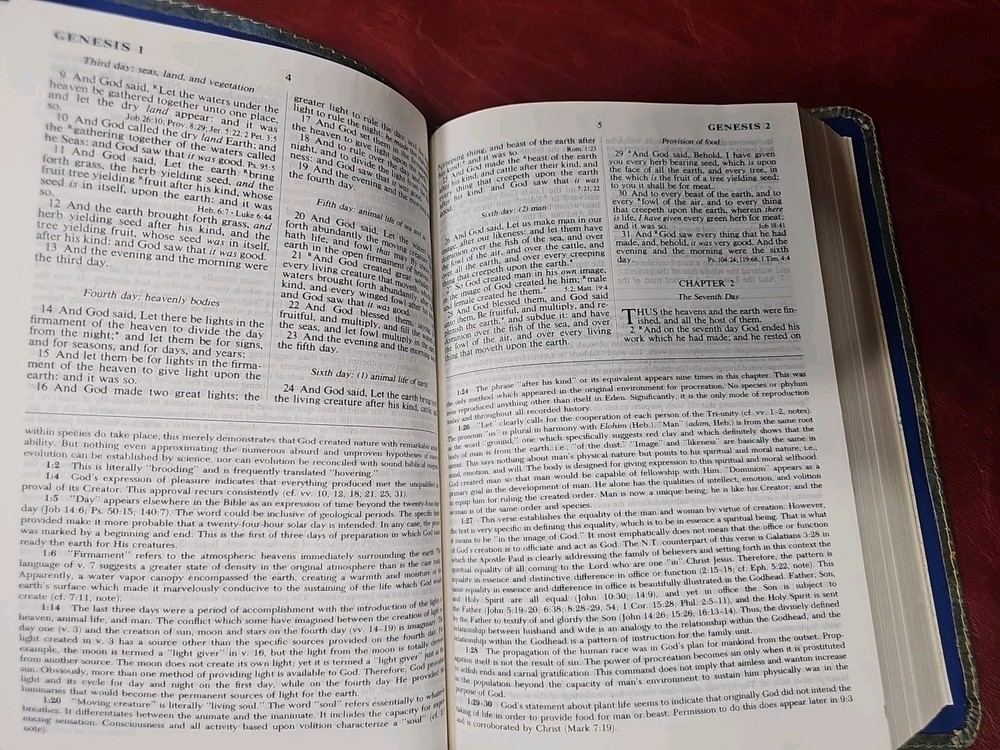 Criswell Study Bible Rebound with Liner Cowhide Nice! Stitched Parameter Nice!