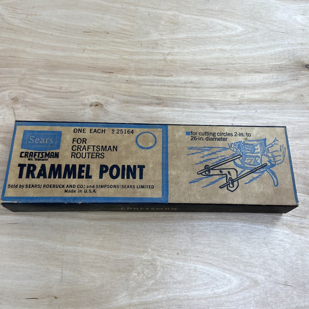Vintage Craftsman Trammel Point 9 25164