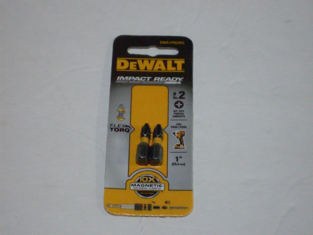 Dewalt Impact Bit Phillips #2 x 1" (2 Pak) DWA1PH2IR2