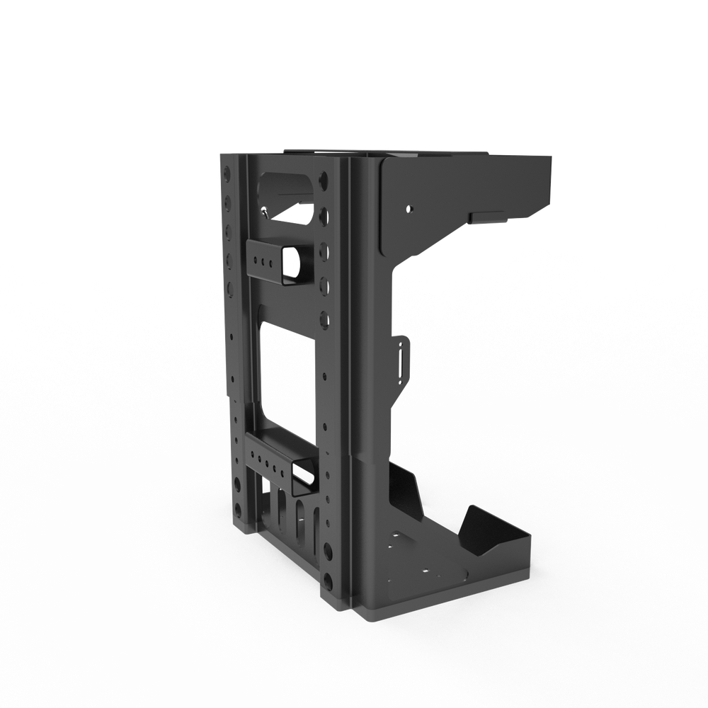 Adjustable Backpack Blower Sprayer Rack for Open and Enclosed Landscape Trailer
