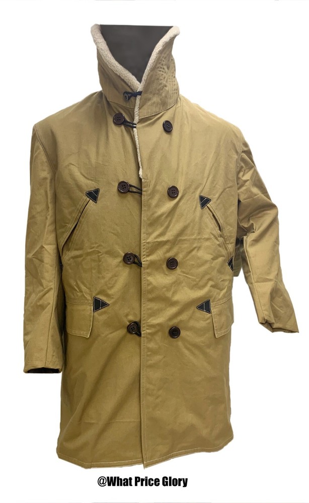 US M1916 Officer's Mackinaw with Shearling Lining Size 46