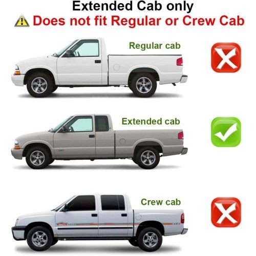 Extended Cab Only Compatible with 1994-2003 High Mount Stop Lamp Assembly