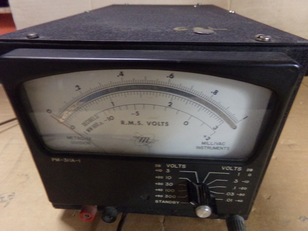Vintage Millivac PM-311A-1 Voltmeter