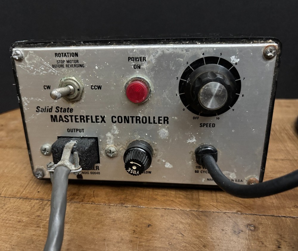 Cole Parmer Masterflex Pump motor w/ Masterflex Solid State Speed Controller