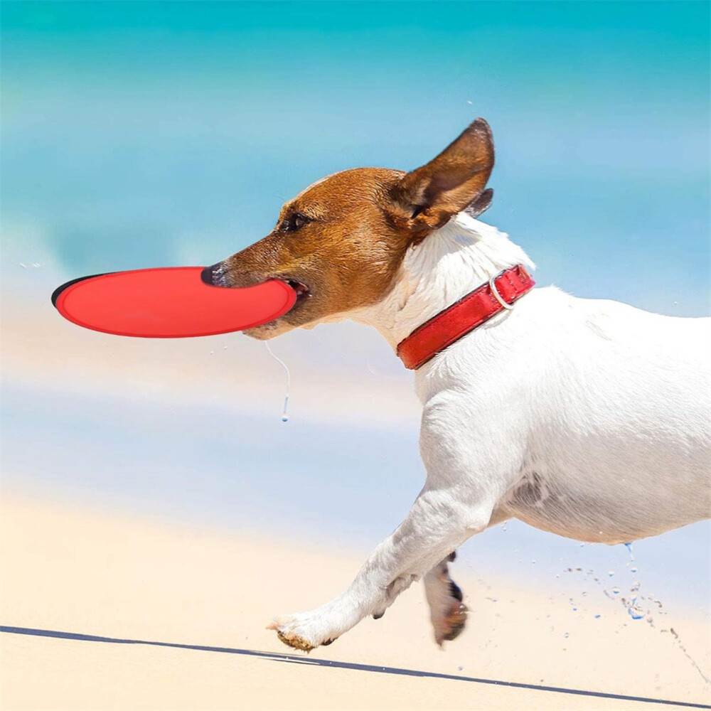 16pcs Foldable Flying Disc Flying Plate Plaything Foldable Fan