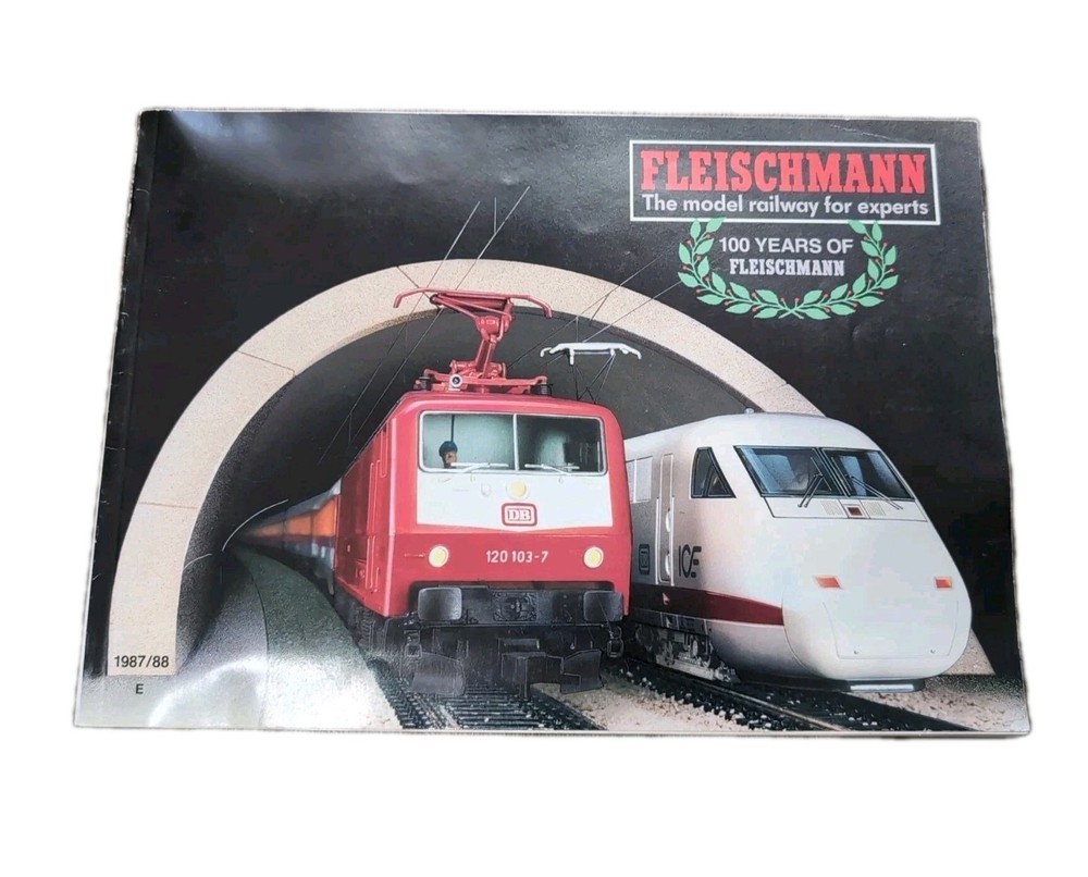 Book Catalogue Fleischmann the model railway for experts 1987/88 E.