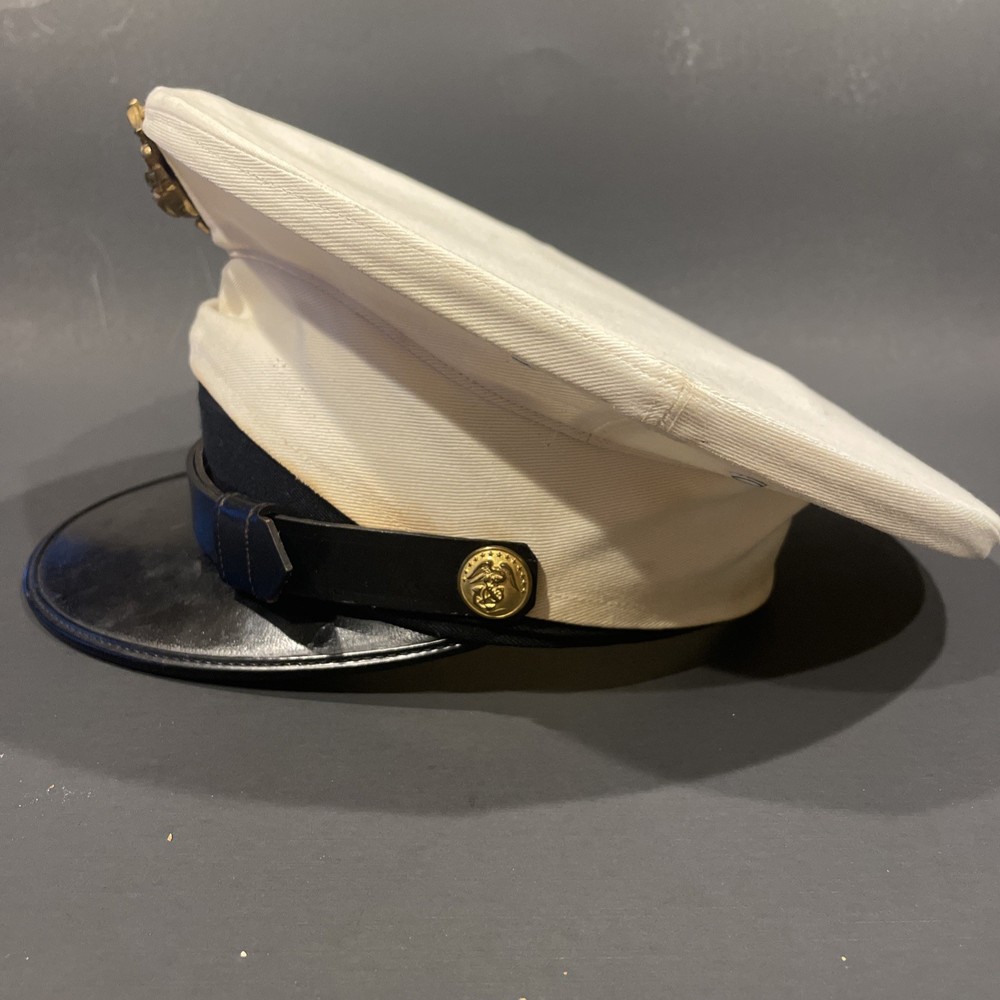 USMC Service Dress White Hat Size 7