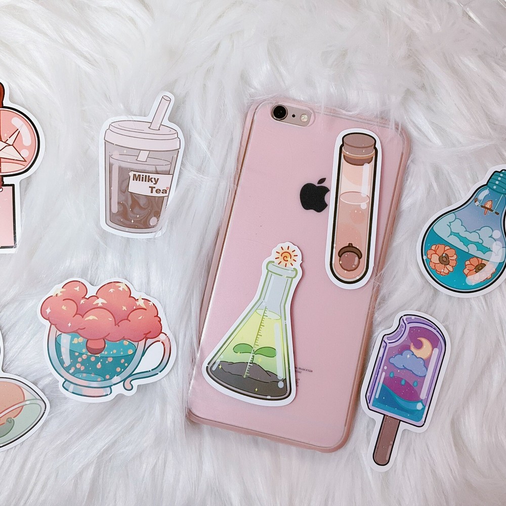 50 pcs “INS Style Drinks” Sticker Pack Laptop Decals