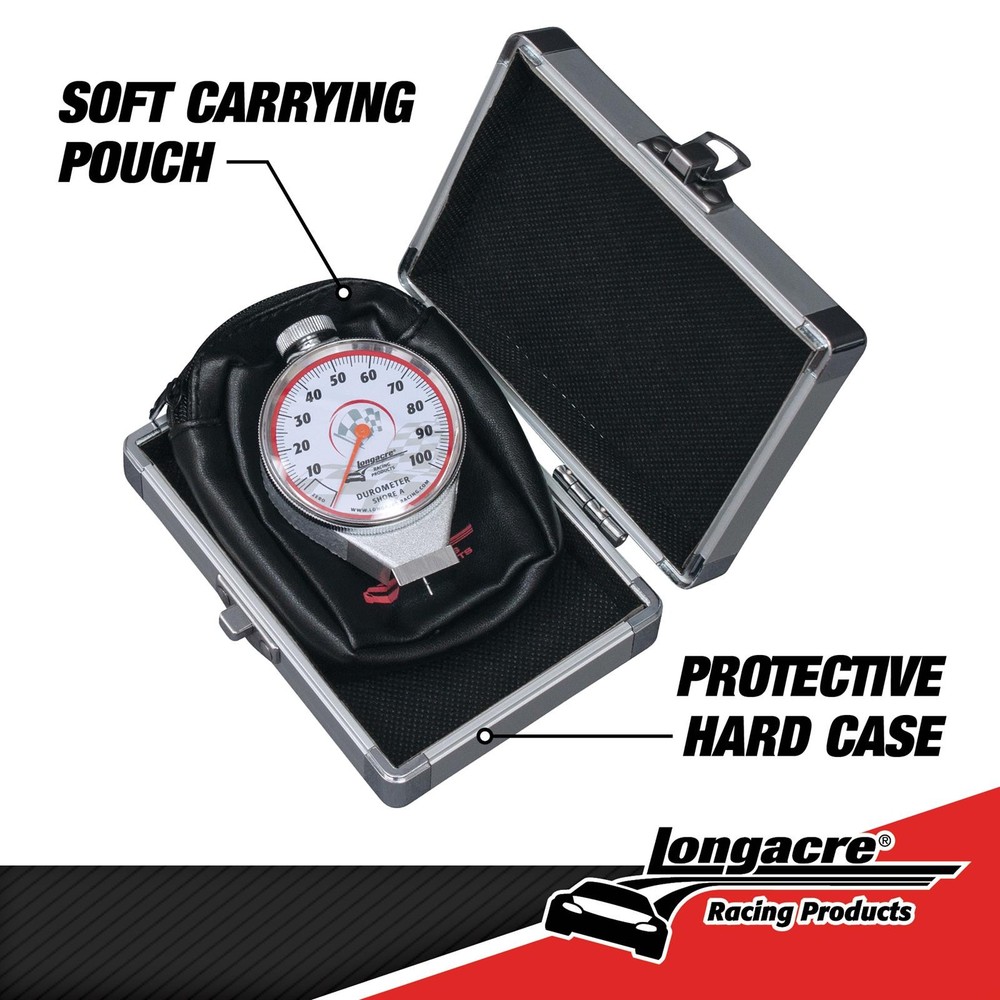 Longacre® 52-50546 Deluxe Tire Durometer with Storage Case