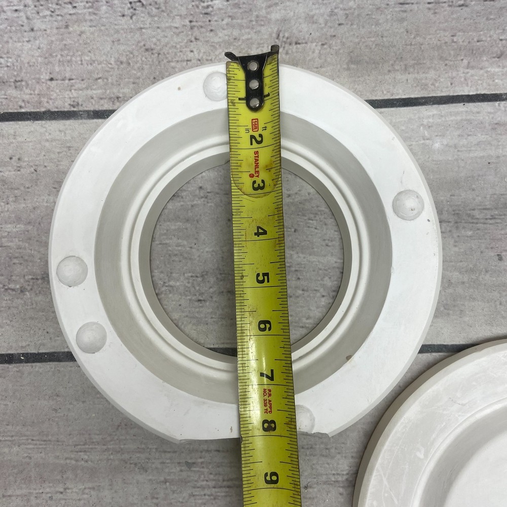 Unbranded Ceramic Casting Mold Round Plate & Ring Pottery Art Craft R750