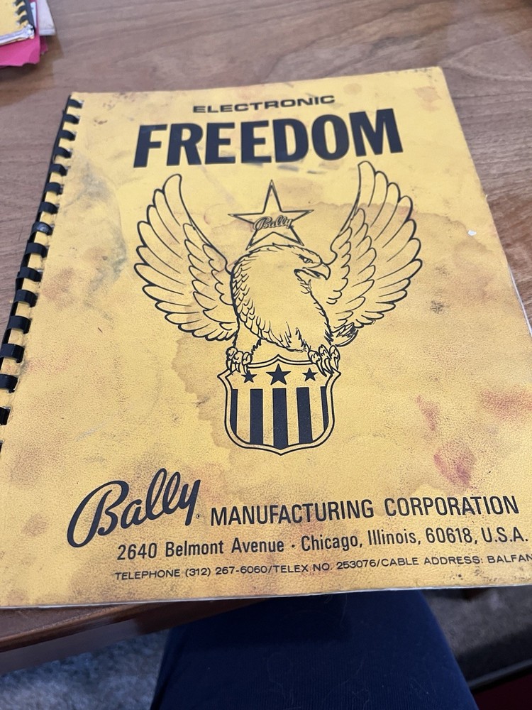 Freedom Pinball Manual