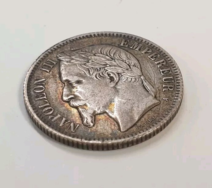 France 1867 1 Franc Coin