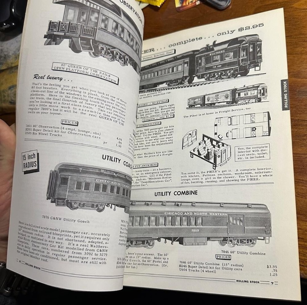 Walthers 1963 Edition Model Railroad Reference Book Catalog HO Scale