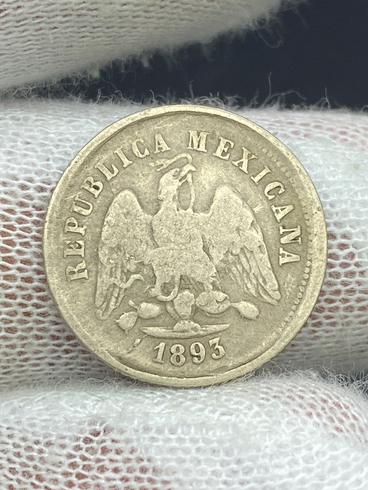 1893 Mexico 10 Centavos