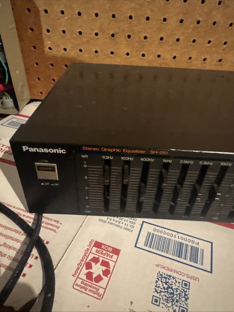 Panasonic SH-251 Stereo Graphic Equalizer - pre-owned & tested OK