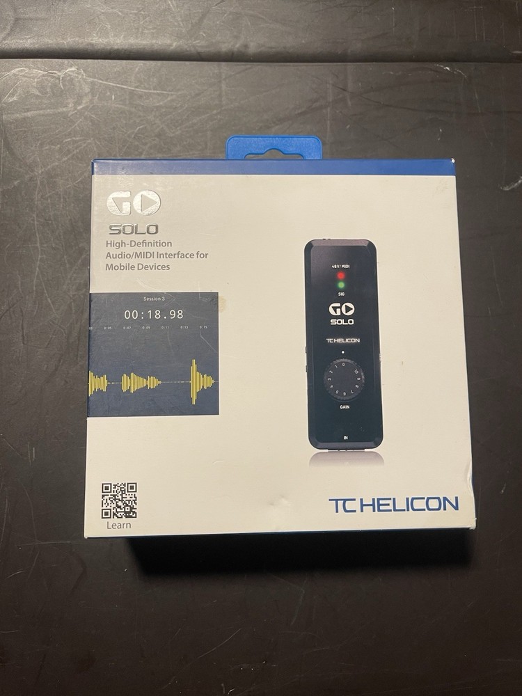 TC Helicon Go Solo Audio/Midi Interface for Mobile Devices