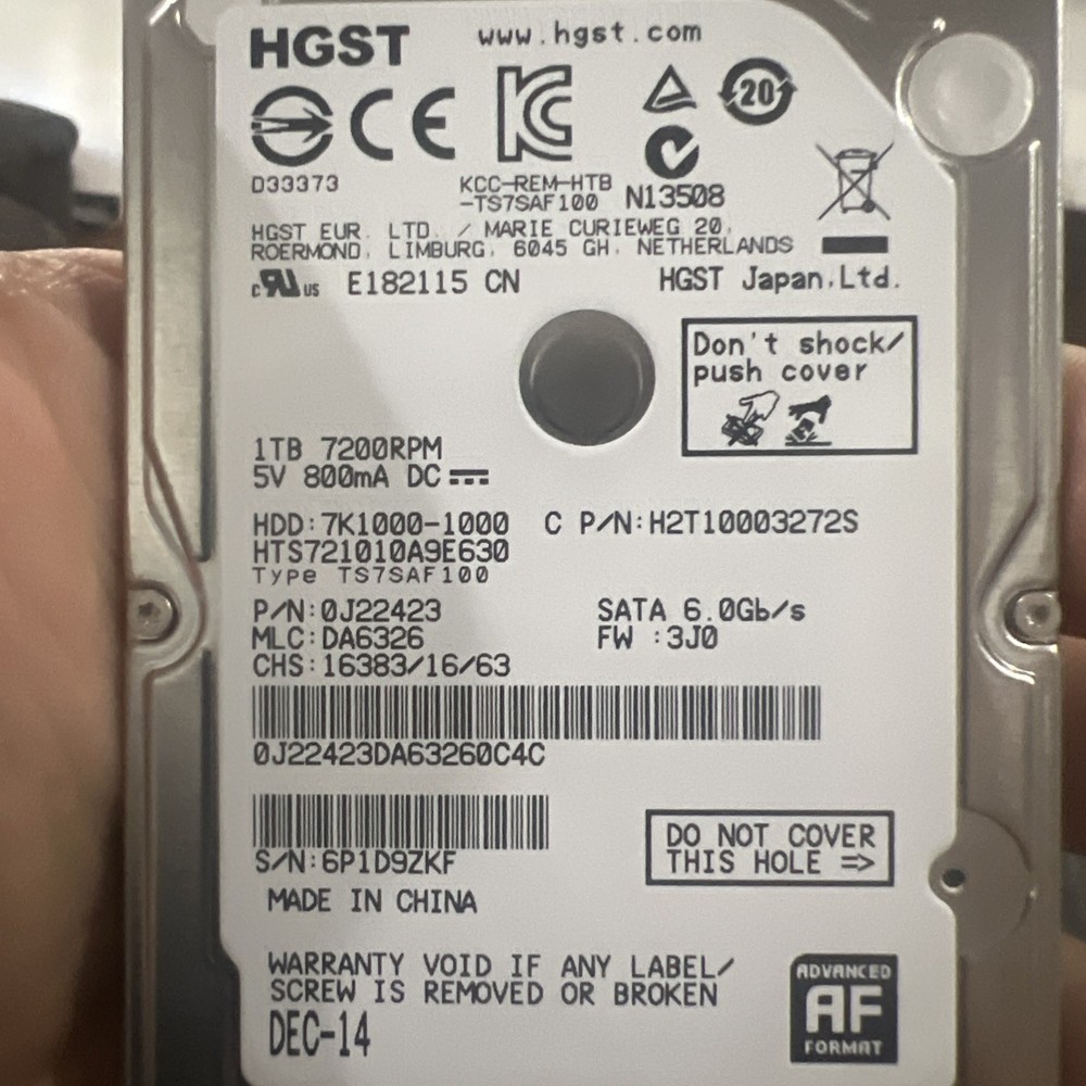 Playstation 4 Internal Hard Drive