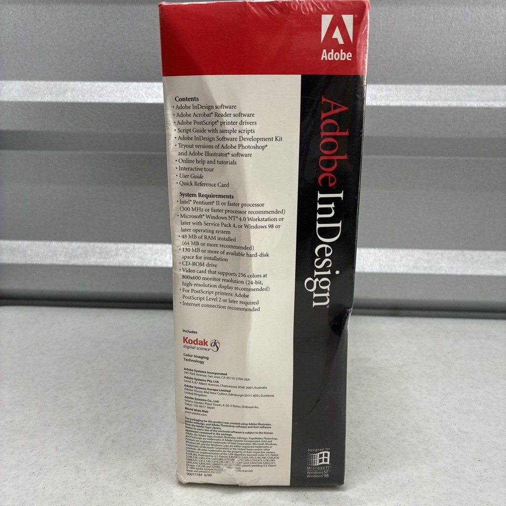 Adobe InDesign 1.0 For Windows Demo Version NEW NOS/ Sealed