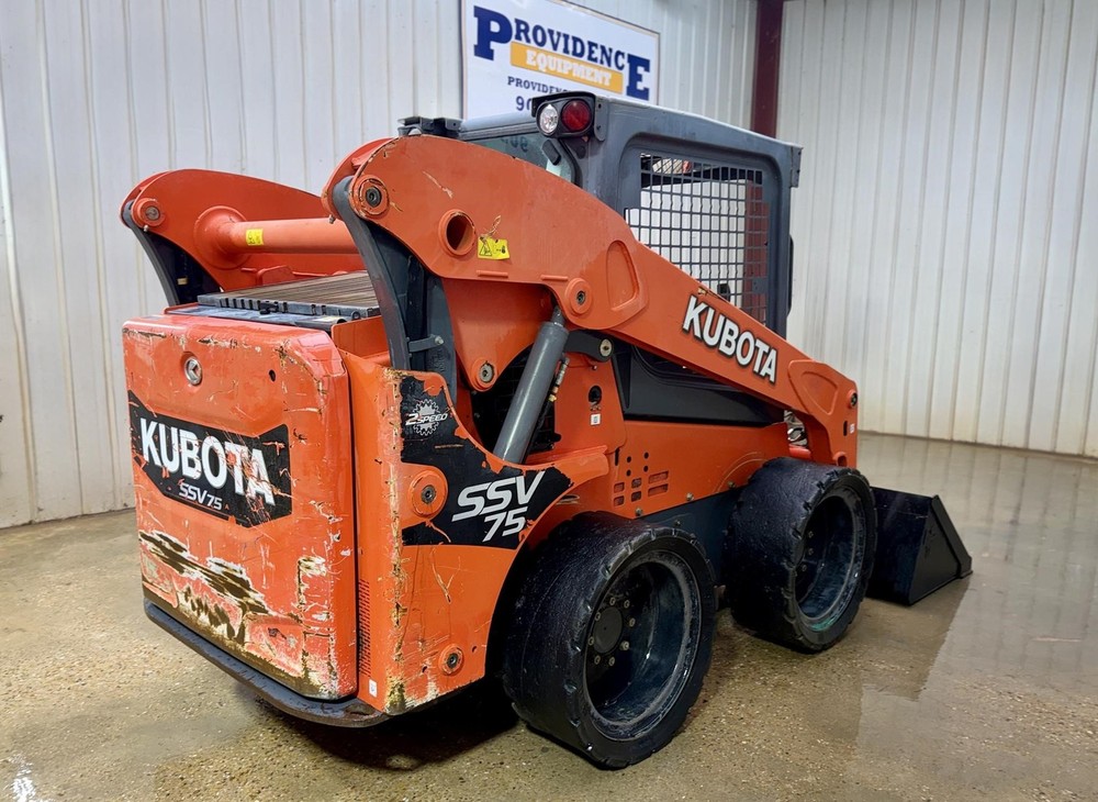2016 KUBOTA SSV75 STANDARD FLOW OROPS SKID STEER WHEEL LOADER