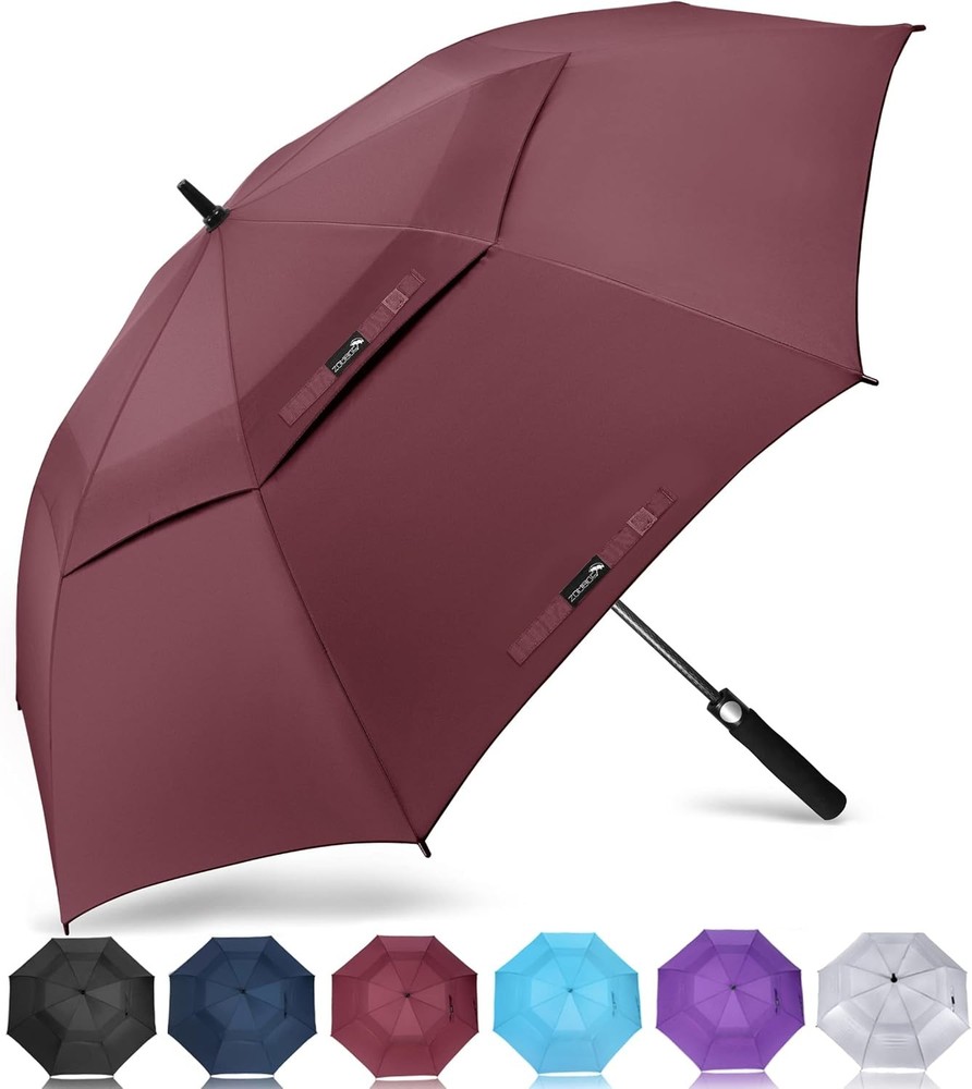 Golf Umbrella Windproof Extra Large Oversized Heavy Duty Double Canopy Rain