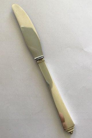 Georg Jensen Sterling Silver Pyramid Dinner Knife No 014