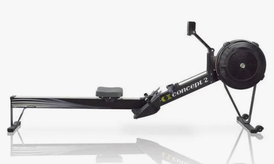 Concept2 Model D Foldaway Air Rowing Machine Metal Black Home Use