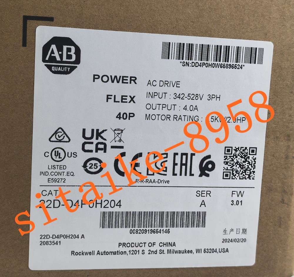 NEW 22D-D4P0H204 AC DRIVE
