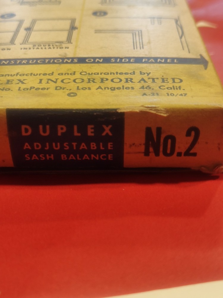 Wood sash balance Duplex Adjustable, #2