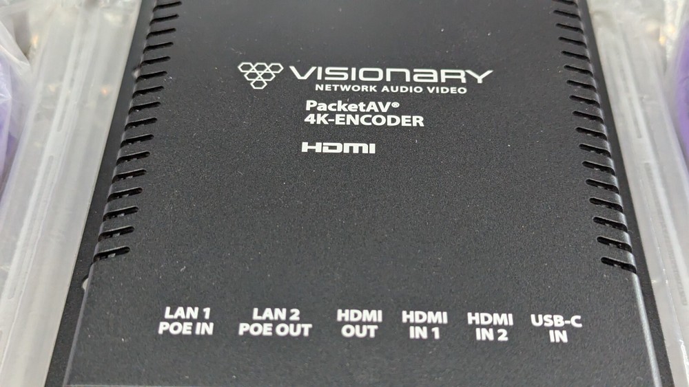 🔥New🔥 Visionary Solutions Network Audio Video PacketAV 4K-Encoder (DuetE-2)