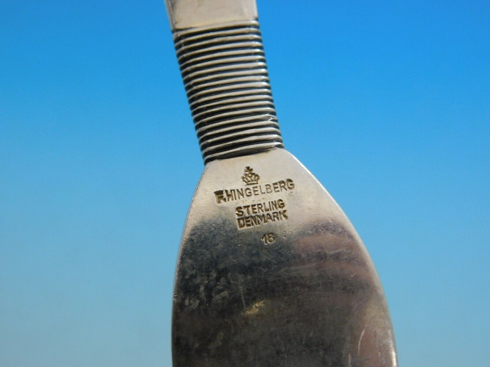 Silver Thread by Hingelberg Sterling Silver Dinner Size Place Setting(s) 4-Piece