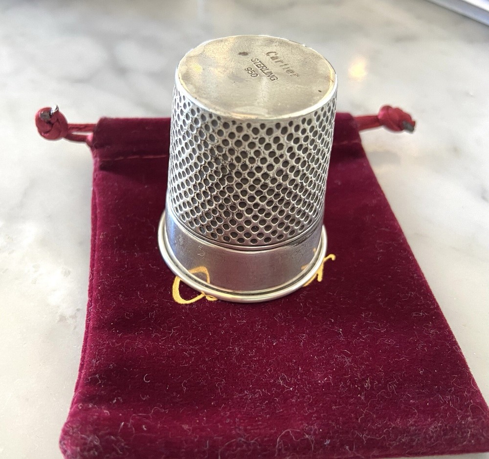 Cartier Sterling Silver Cup. Thimble